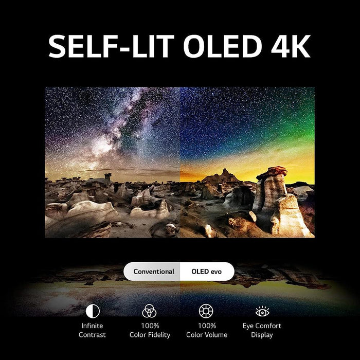 LG OLED evo C3 48-Inch HDR 4K Smart OLED TV (2023) - Open Box
