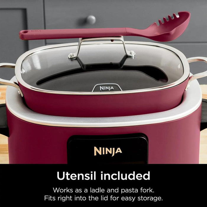 Ninja Foodi 8-in-1 8.5 Quart Multi-Cooker Cherry Renewed with 3 Year Warranty