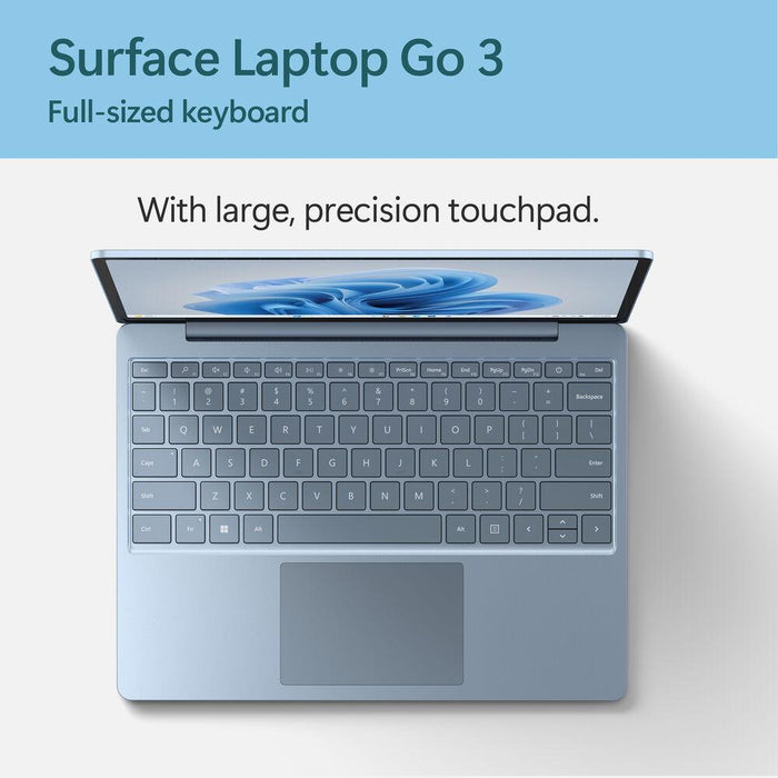 Microsoft Surface Laptop Go 3 12.4" Intel i5-1235U 8GB/256GB Touchscreen, Ice Blue