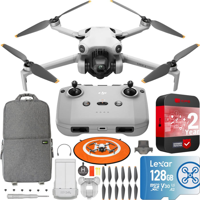 DJI Mini 4 Pro Drone Quadcopter 4K HDR Video Kit with RC-N2 Remote +Accessory Bundle
