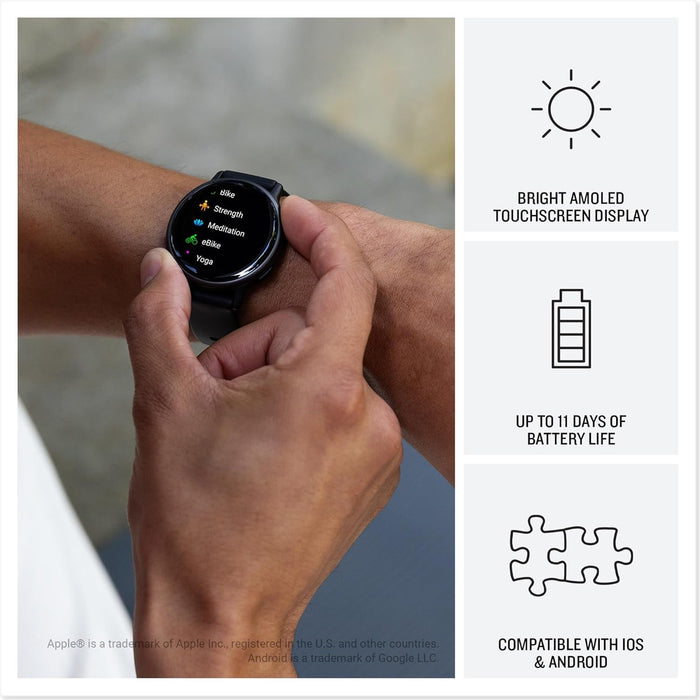 Garmin Vivoactive 5 Fitness Smartwatch, Black — Beach Camera
