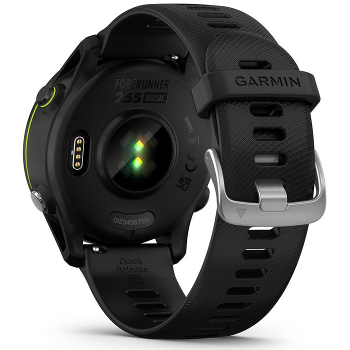 Garmin Forerunner 255 Music GPS Running Smartwatch Whitestone with White  EarBuds Bundle 
