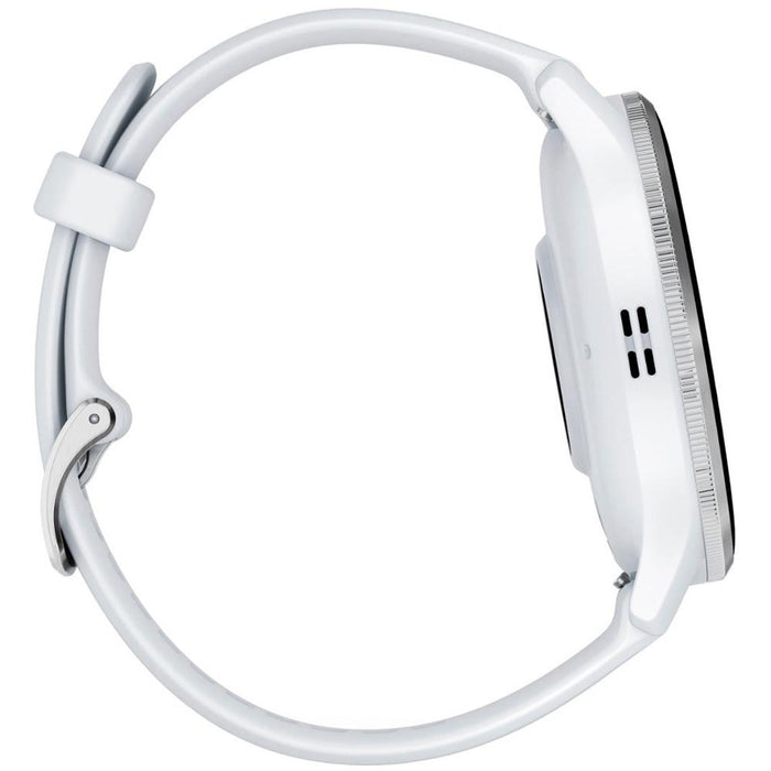 Garmin Venu 3 GPS Smartwatch Silver Steel Bezel w/ Whitestone Case +Accessories Kit