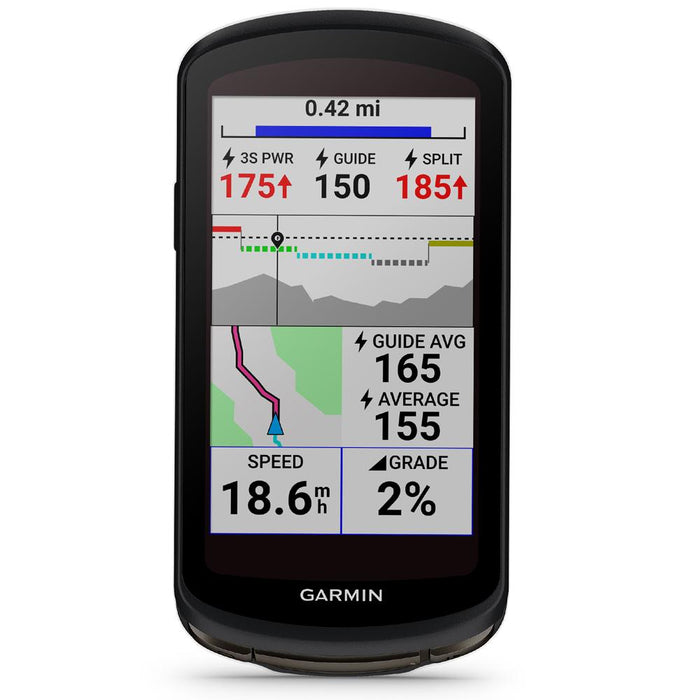 Garmin Edge 1040 Solar GPS Cycling Bike Computer + Accessories Bundle