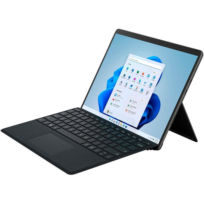 Microsoft Surface Pro 8 13in i5 8GB Memory 256GB SSD Graphite w/ Black Keyboard Bundle
