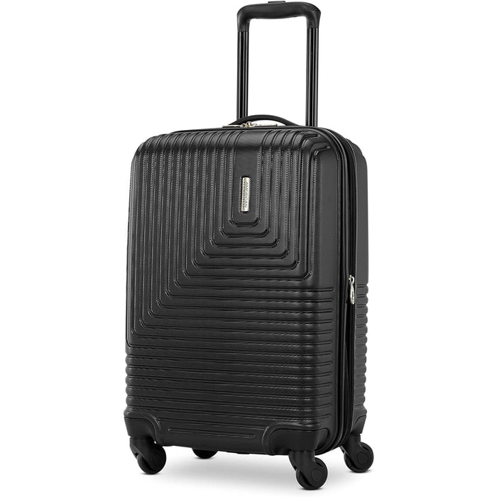 American Tourister Groove Expandable Spinner Suitcase Set 20", 24", 28" - Black
