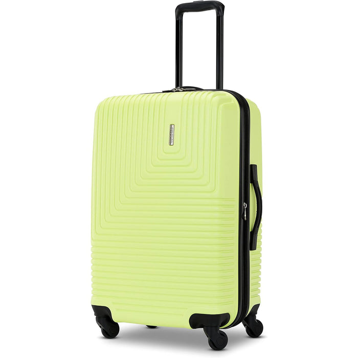 American Tourister Groove Expandable Spinner Suitcase Set 20", 24", 28" - Celery Green