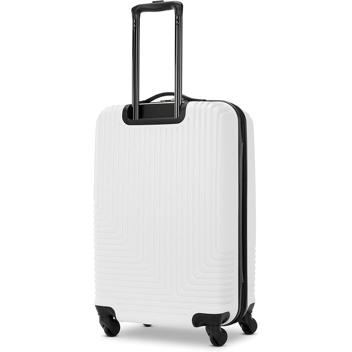 American Tourister Groove Expandable Spinner Suitcase Set 20", 24", 28" - White