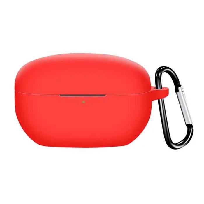 Deco Essentials Silicone Case for 2023 Sony WF1000XM5 with Carabiner - Red