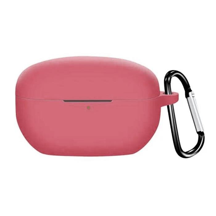 Deco Essentials Silicone Case for 2023 Sony WF1000XM5 with Carabiner - Pink