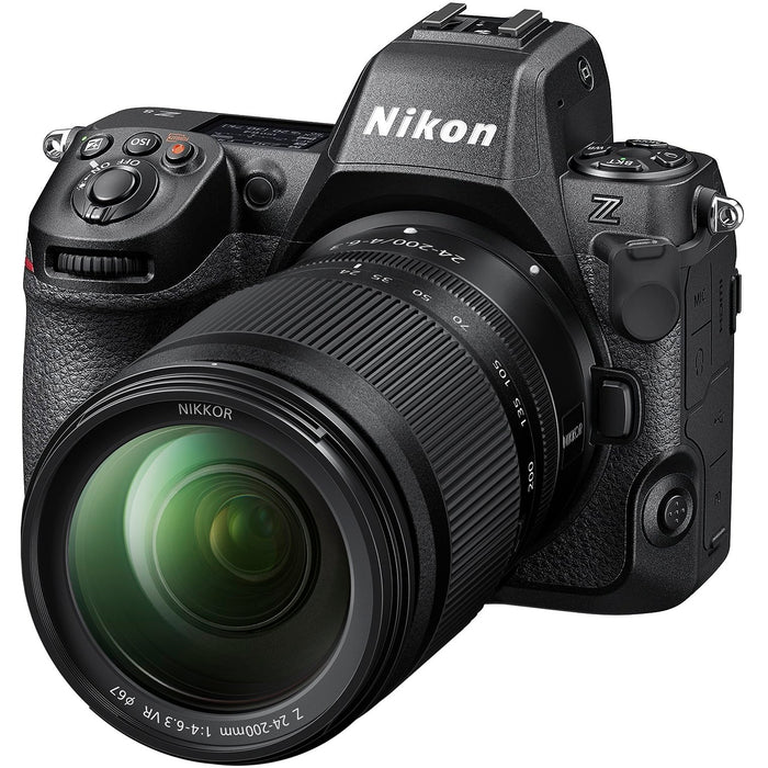 Nikon Z8 Full Frame FX Mirrorless 8K Camera Body + 24-200mm F4-6.3 VR Lens Kit Bundle