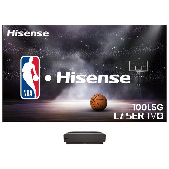 Hisense 4K UHD Laser TV Projector with 100" ALR Screen Renewed + 2 Year Warranty