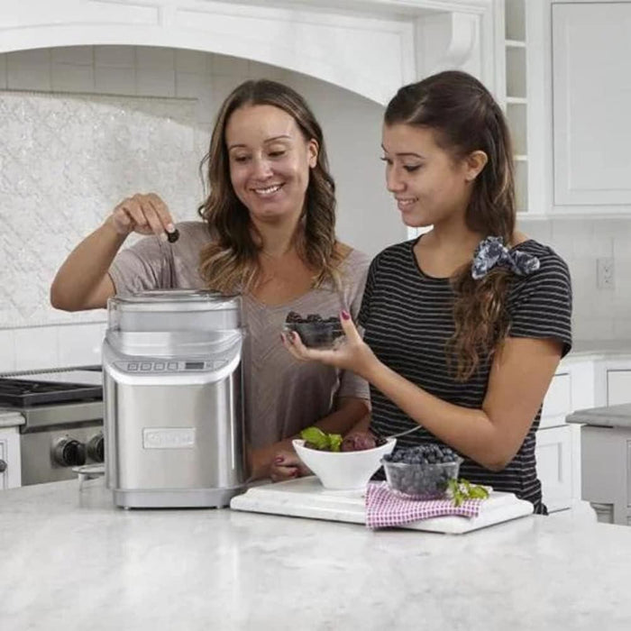 Cuisinart 2QT Ice Cream Maker Machine with LCD Screen - Stainless Steel - ICE-70FR