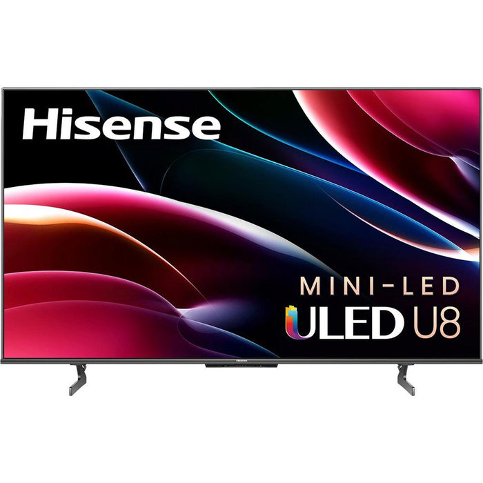 Hisense 65 Inch QLED U8H Series Quantum 4K ULED Mini-LED Google Smart TV - Open Box