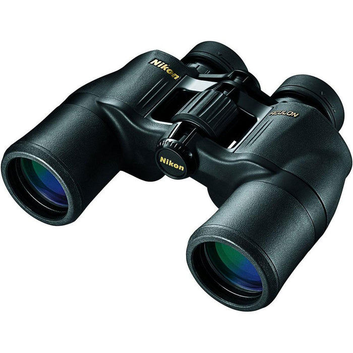 Nikon ACULON 10x42 Binoculars, Black, A211 - Factory Refurbished