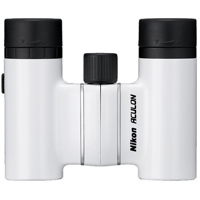 Nikon Aculon T02 8x21 Binoculars, White, 16734B - Factory Refurbished