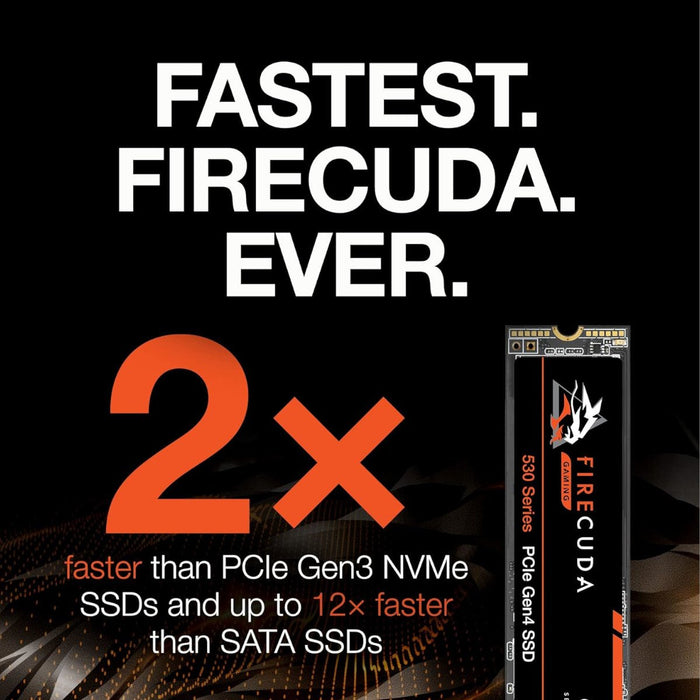 Seagate FireCuda 530 4TB Gen4 M.2 NVMe Internal SSD (PS5 Compatible)