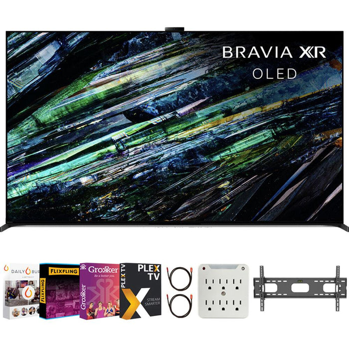Sony BRAVIA XR A95L 65" QD-OLED 4K HDR Smart TV 2023 with Movies Streaming Pack