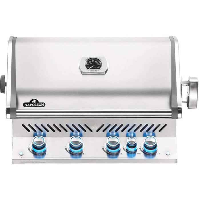 Napoleon Built-In Prestige Pro 500 RB Natural Gas Outdoor Grill with Infrared Side Burner