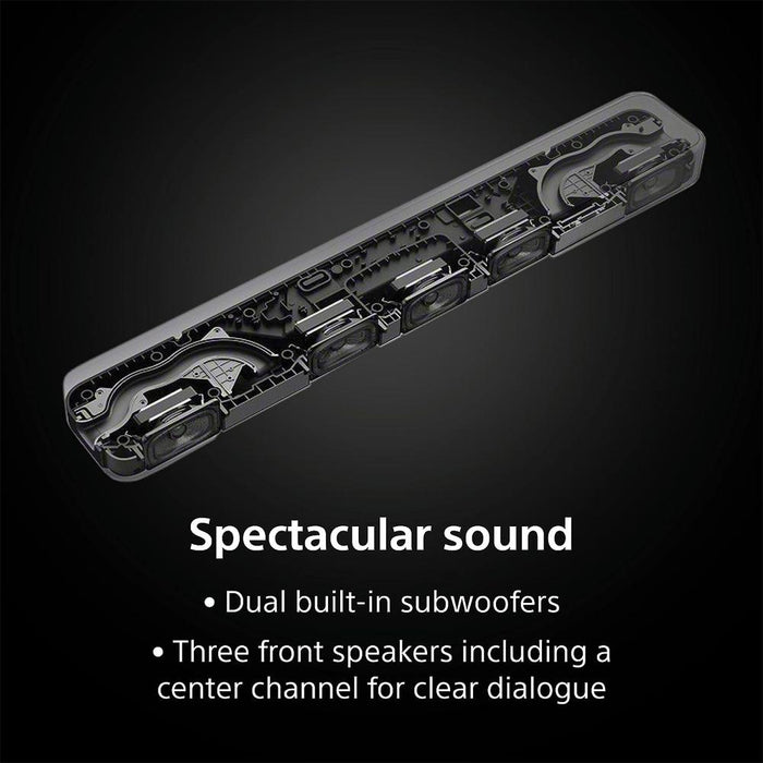Sony HT-S2000 3.1ch Dolby Atmos Soundbar w/ Subwoofer + Rear Speakers Bundle
