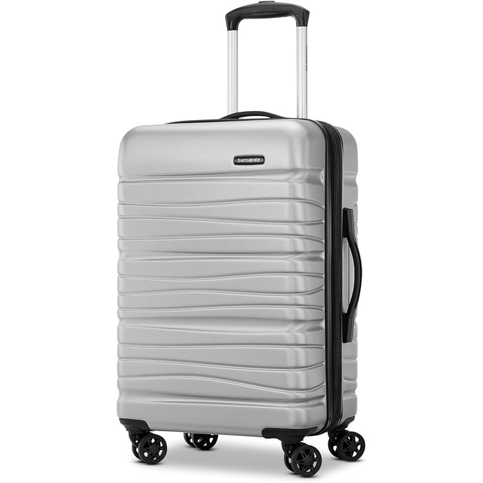 Samsonite Evolve SE Hardside 20" Carry on Expandable Luggage Spinner - Artic Silver