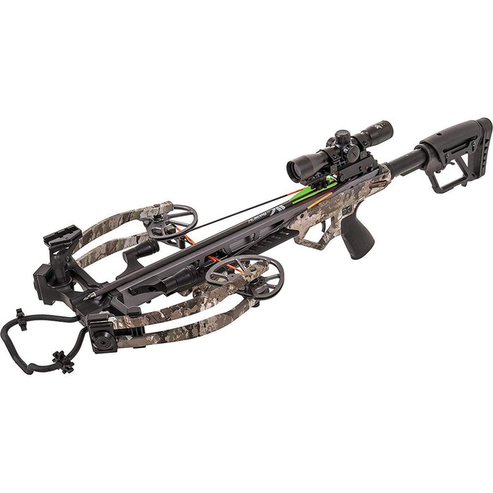 Bear Archery Constrictor Crossbow Kit with Scope, Quiver, Cheek Pad, and Bolts - Open Box