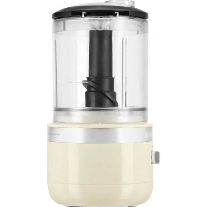 KitchenAid 5-Cup Cordless Food Chopper, Almond Cream (KFCB519AC) - Open Box