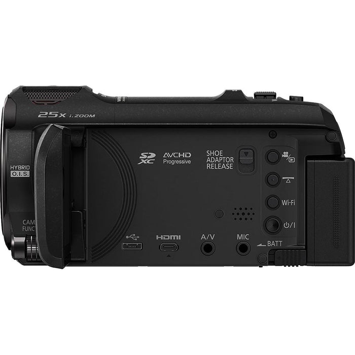Panasonic 4K Ultra HD Camcorder with Wireless Smartphone Twin Video Capture - Open Box