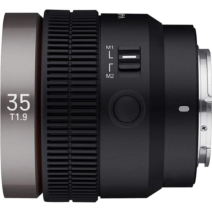 ROKINON 35mm T1.9 Full Frame Cine Auto Focus for Sony E (CAF35-NEX) - Open Box