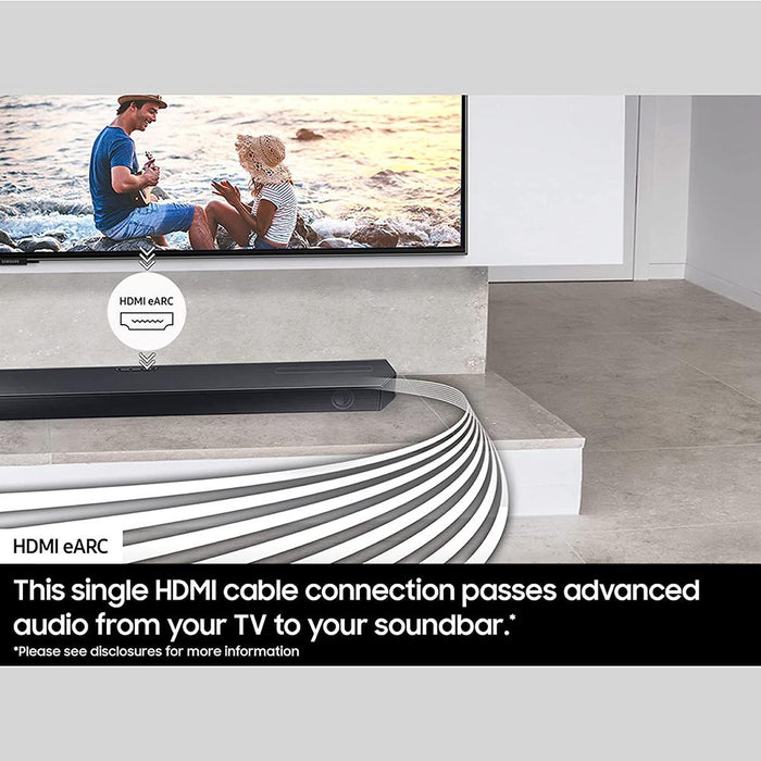 Samsung HW-Q60C 3.1ch Soundbar and Subwoofer with Dolby Atmos - Open Box