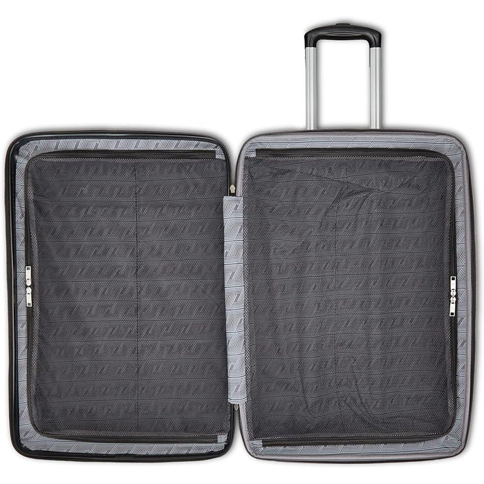 Samsonite Evolve SE Hardside 24" Medium Spinner Luggage, Bass Black + 10pc Accessory Kit