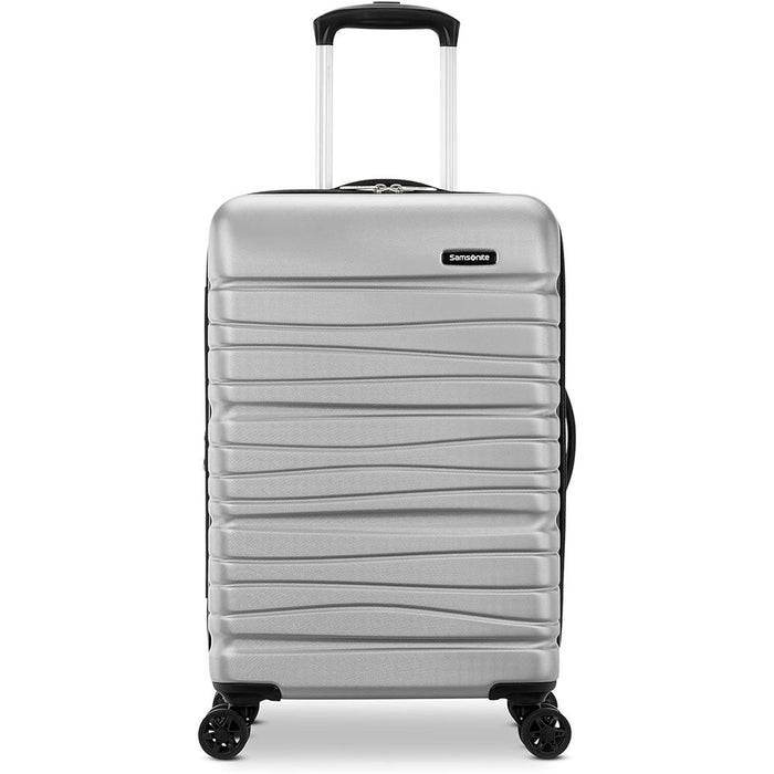 Samsonite Evolve SE Hardside 20" Luggage Spinner, Artic Silver + 10pc Accessory Kit
