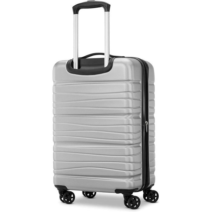 Samsonite Evolve SE Hardside 20" Luggage Spinner, Artic Silver + 10pc Accessory Kit