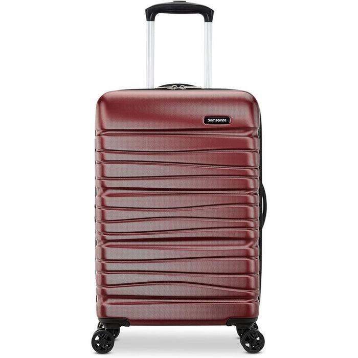 Samsonite Evolve SE Hardside 20" Luggage Spinner, Matte Burgundy + 10pc Accessory Kit