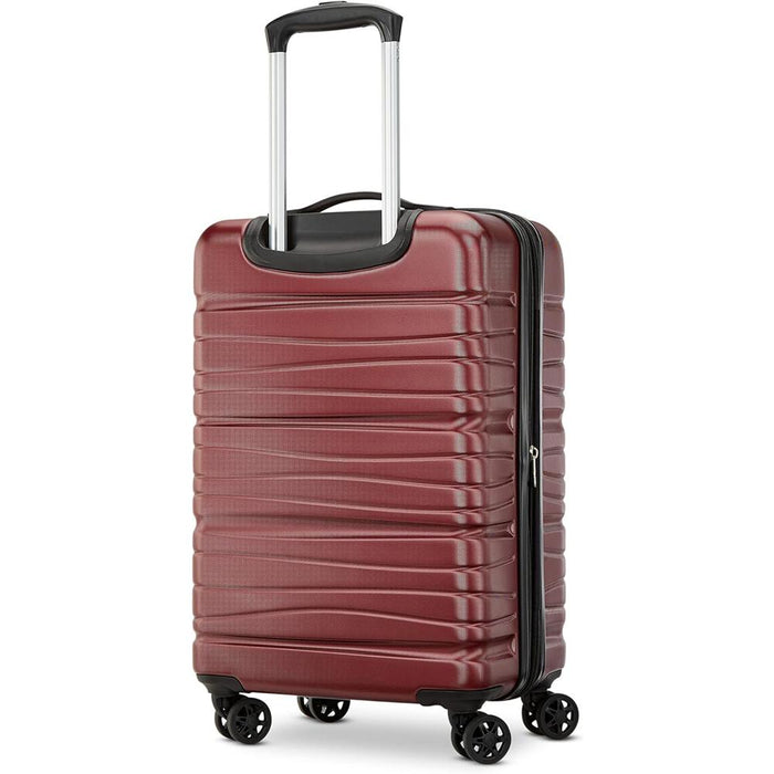 Samsonite Evolve SE Hardside 20" Luggage Spinner, Matte Burgundy + 10pc Accessory Kit
