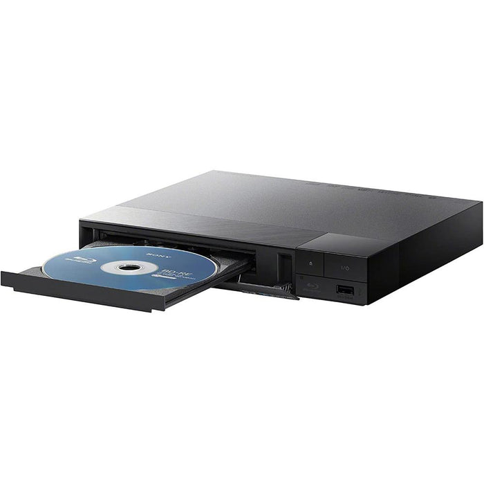 Sony BDPBX370 Streaming Blu-Ray Disc Player w/ WiFi + Accessories + Warranty Bundle