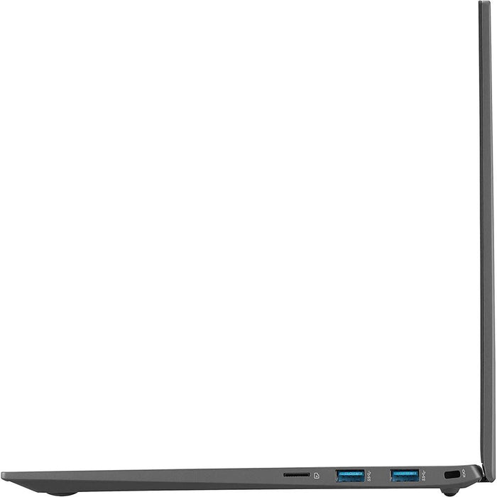 LG gram 14Z90Q 14" Lightweight Laptop, Intel i7-1260P, 16GB RAM/512GB SSD, Gray