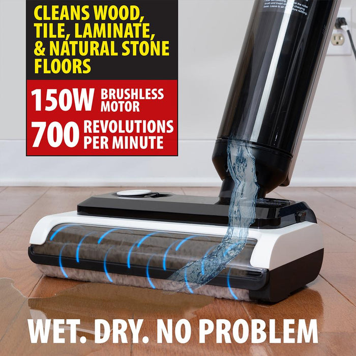 Deco Home 220W Wet/Dry All-in-One Hard Floor Vacuum Cleaner Cordless Refurbished