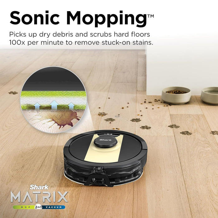 Shark Matrix 2-in-1 Robot Vacuum/Mop with Sonic Mopping, RV2410WD - Refurbished