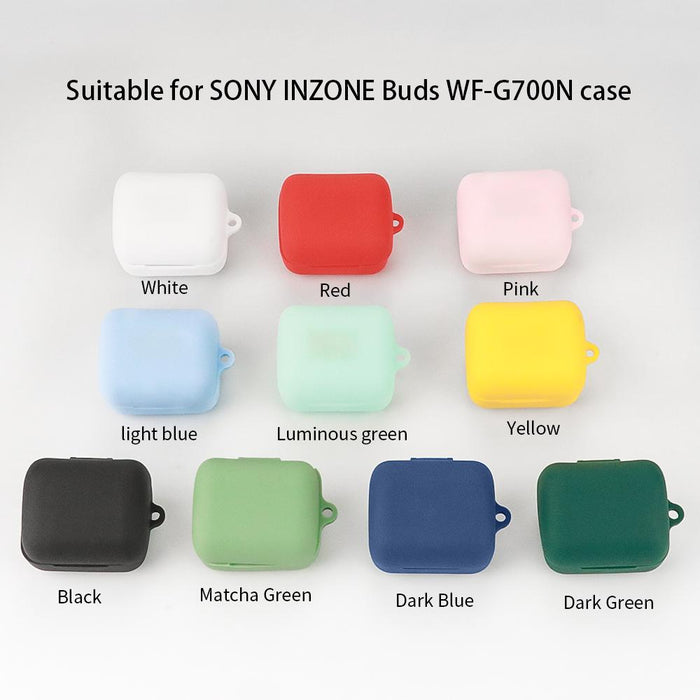 Deco Essentials Silicone Case for Sony WFG700N/B and WFG700N/W Inzone Buds, Black