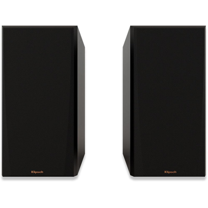 Klipsch RP-600M II Bookshelf Speakers - Ebony (Pair) w/ Warranty Bundle