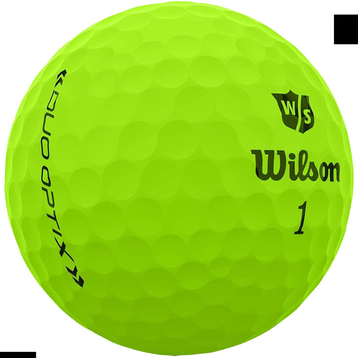 Wilson Staff Duo Optix Golf Ball, Green-WGWP50400