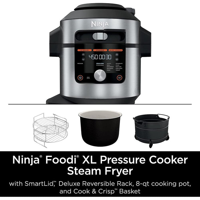 Ninja Foodi XL 8 Qt. Pressure Cooker (OL601) - Open Box