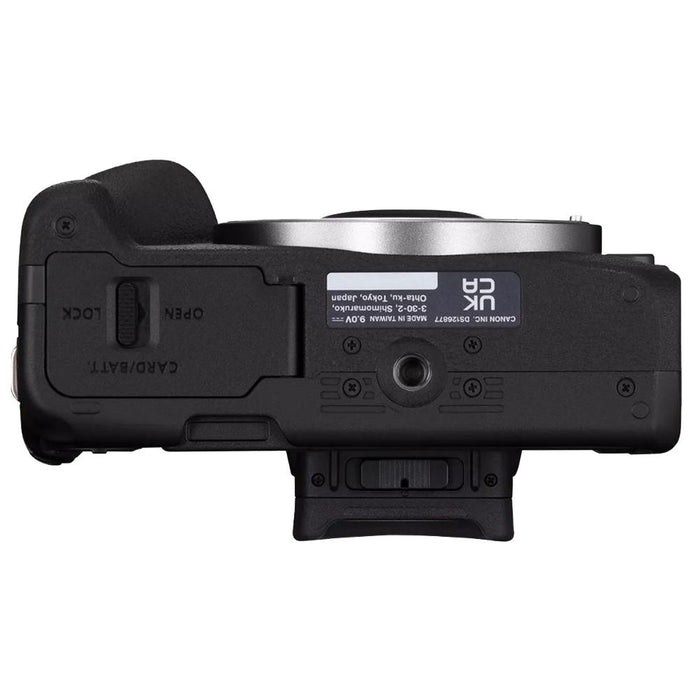 Canon EOS R50 Mirrorless Camera Body Only (Black) + 2x 64GB Card + Card Reader