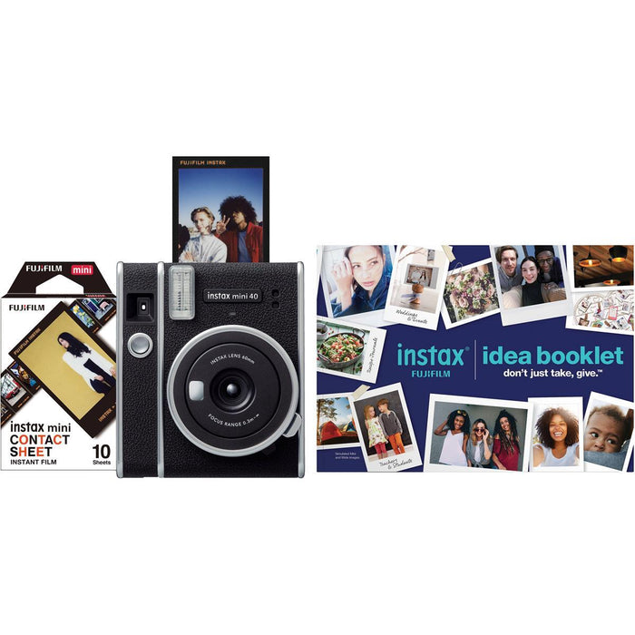 Fujifilm Instax Mini 40 Instant Camera Beginner Bundle - Open Box