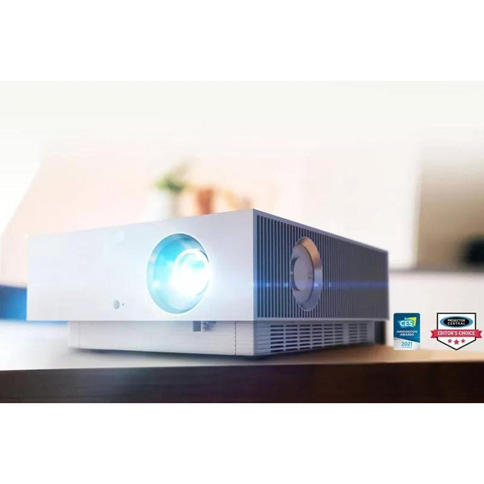 LG 4K UHD CineBeam Smart Laser Projector with 300" Display - AS IS - Open Box