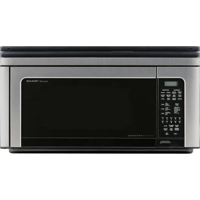 Sharp 1.1 Cu.Ft. 850W Convection Microwave Oven in Stainless Steel - Open Box