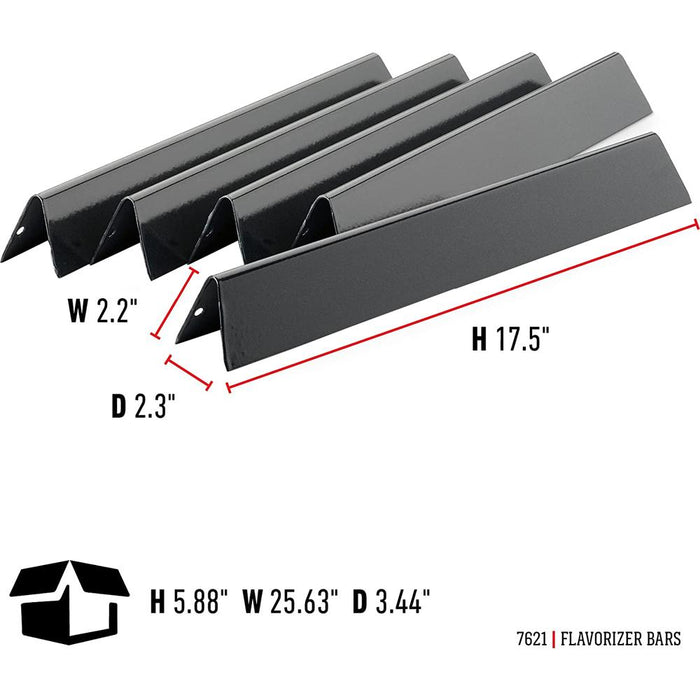 Weber Flavorizer Bar Set for Weber 300 Series Grills - Gray (7621) (17.5") - Open Box