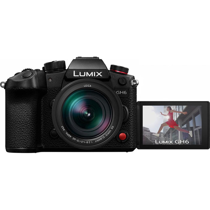 Panasonic LUMIX GH6 Mirrorless 25MP 4K Camera with LEICA 12-60mm F2.8-4 Lens Kit DC-GH6LK