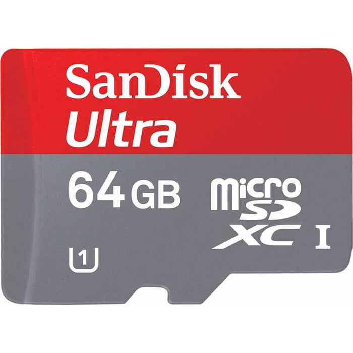 Sandisk Imaging Ultra microSDXC 64GB UHS Class 10 Memory Card w/ Adapter - Open Box